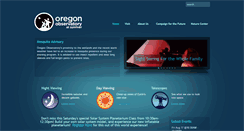 Desktop Screenshot of oregonobservatory.org